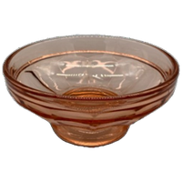 Art Deco Roze Persglas Schaaltje
