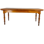 Elegant 20th Century French Cherrywood Extending Dining Table thumbnail 1