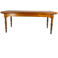 Elegant 20th Century French Cherrywood Extending Dining Table