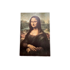 Mona Lisa, Poster Op Hout Geplakt. thumbnail 1