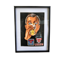 Vintage Wanddecoratie / Poster Bier Luxem