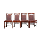 Set Van Vier Luxe Schuitema Eetkamerstoelen Uit De Decoforma Serie thumbnail 1