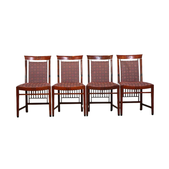 Set Van Vier Luxe Schuitema Eetkamerstoelen Uit De Decoforma Serie 1