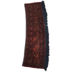 Subtiele Loper Met Voornamelijk Bordeaux Rood 138x39cm thumbnail 1