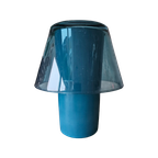 Ikea Gavik Glazen Blauwe Lamp thumbnail 1