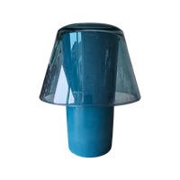 Ikea Gavik Glazen Blauwe Lamp