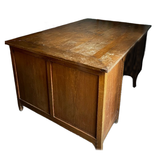 Te Koop: Prachtig Antiek Houten Bureau - Met Kastjes, Lades En Sleutels 1