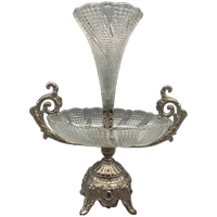 Antiek Centerpiece Tafelstuk Kristal