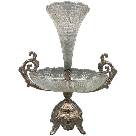 Antiek Centerpiece Tafelstuk Kristal 1