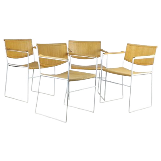 Postmoderne Arco Eetkamerstoelen 1980s 1