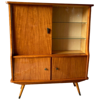 Retro Vintage Mid-century Dressoir,high-board,barkast,vitrine