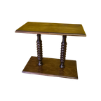 Spaanse Stijl Houten Sidetable, Jaren 70 thumbnail 1