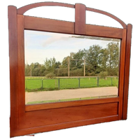 Antieke Art Deco Spiegel Xl Houten Badkamerspiegel Jr 20