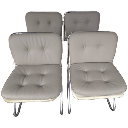 Vintage Design Dining Room Chairs 4 Pieces. 1