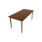 Zweeds Vintage Teak Fineren Salontafel thumbnail 1