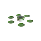 Space Age Green Melamine Nesting Dishes, Japan 1970S thumbnail 1