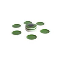 Space Age Green Melamine Nesting Dishes, Japan 1970S