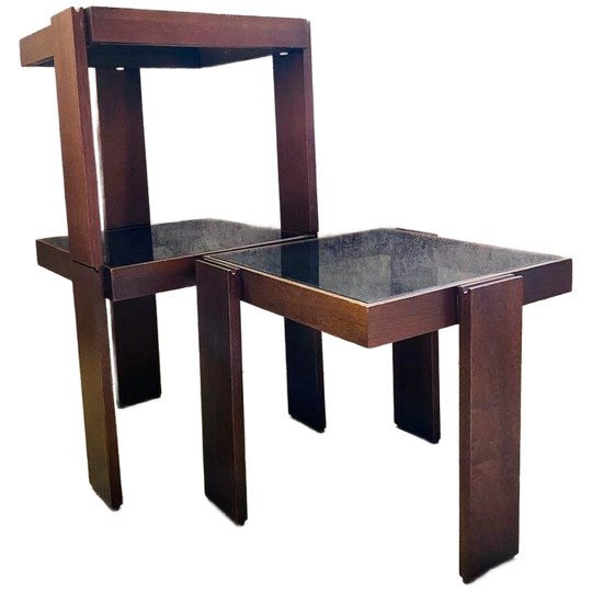 Porade Aredi Design Bijzettafels (3) Jaren 70 1