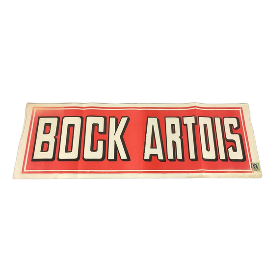 Oude Bock Artois Reclame Poster 1