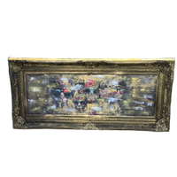 Prachtig Groot Schilderij Met Giraffenkoppen