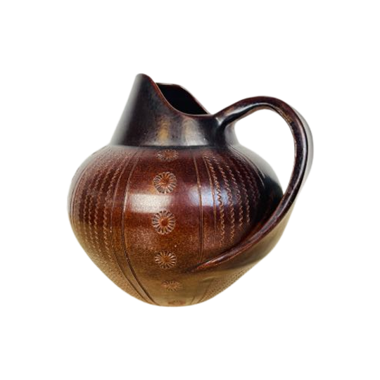 Vintage Wilhelm Kagel Vaas / Schenkkan. Vintage Keramiek. Jaren 50 Keramiek. Pitcher 1