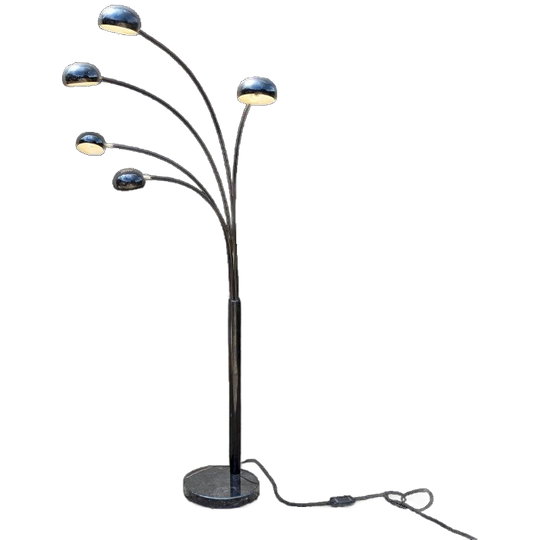 Staande Lamp – 5 Sprieten – Jaren 80 - (kf37) 1