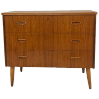 Scandinavisch Vintage Teak Fineren Ladekast Norre