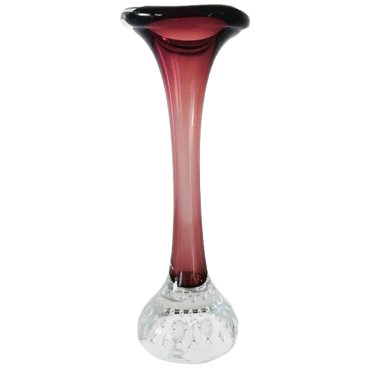 Vintage Mid-century Deens Design Aseda Vaas Aubergine 1970’s 1