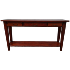Antieke Vintage Landelijke Sidetable, Muurtafel, Bijzettafel thumbnail 1