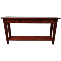 Antieke Vintage Landelijke Sidetable, Muurtafel, Bijzettafel