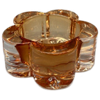 Retro Waxinelichthouder Bloem Peach thumbnail 1