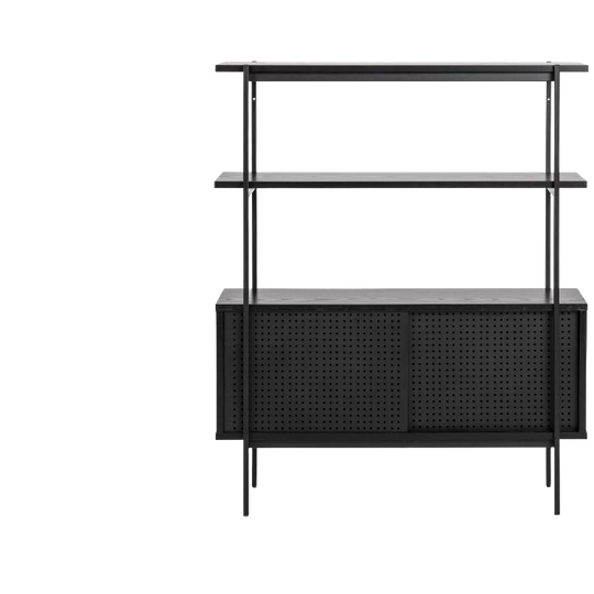 By fonQ | Basic Sleek Wandkast - Ash Black 1