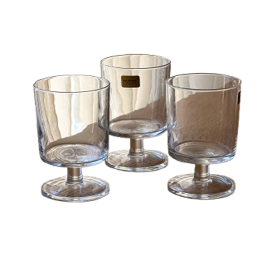 Set Of 4 Vintage French Glasses 1