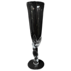 Schitterend Fabergé Champagneglas 'kissing Doves" Met Matglazen Duiven, Jaren 80 thumbnail 1