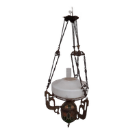 Art Nouveau Hanglamp Olielamp Circa 1930