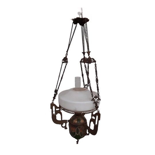 Art Nouveau Hanglamp Olielamp Circa 1930 1