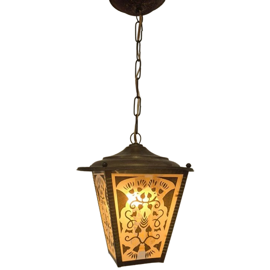 Amsterdamse School Art Deco Hallantaarn Lamp 1