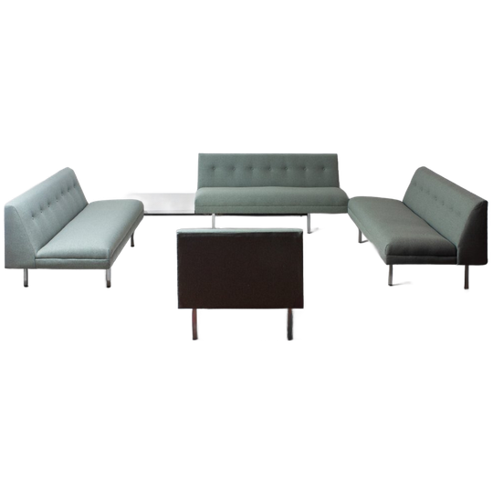 Zeldzame Mid-century "mad Men" Zitcombinatie Door George Nelson Voor Herman Miller, 1950 1