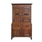 Zeer Mooie Antieke Engelse Eikenhouten Food Cupboard/ Voorraad Kast Uit Eind 18e/ Begin 19e Eeuw thumbnail 1
