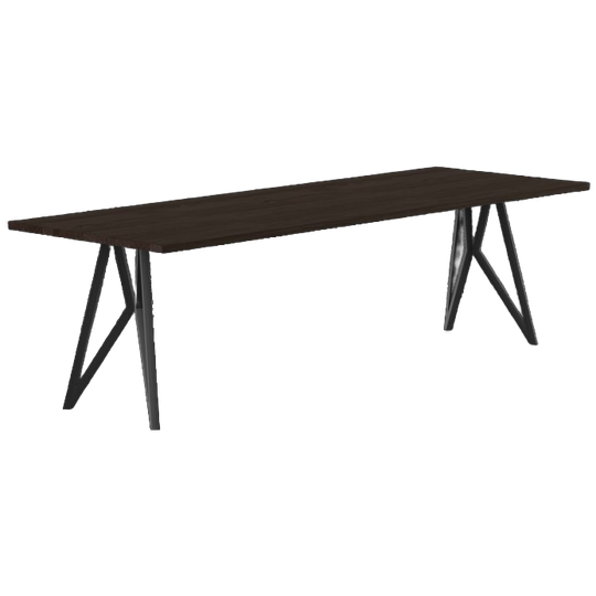 Studio Henk Eettafel Butterfly Gerookt Gebeitst, Rechthoekig 1