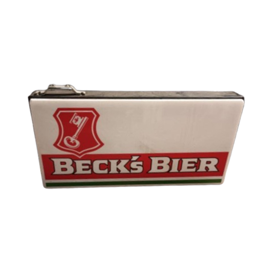 Werkende Beck's Bier Lichtreclame Ook Op Te Hangen 1