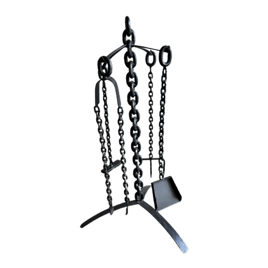Fireplace Set In Cast Iron 1