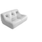 Kali 2-Zits Bank Sofa  Ligne Roset Michel Ducaroy Grijs Leer thumbnail 1