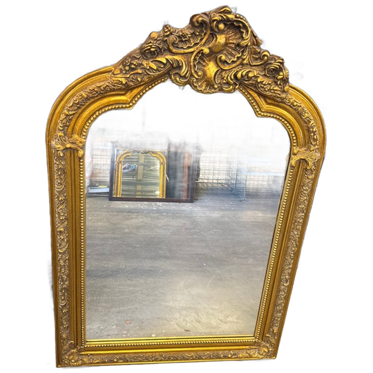 Sierlijke Grote Spiegel Goud 1