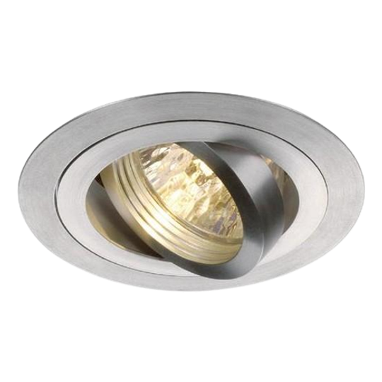 SLV By Output New Tria Round Inbouwspot Spot Aluminium 1
