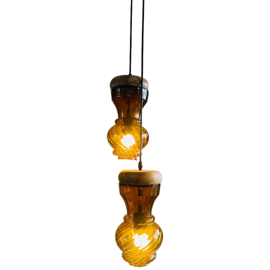 Hanglamp Amber Glas 1