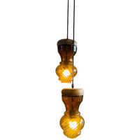 Hanglamp Amber Glas