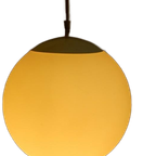 Retro Vintage Lamp Hanglamp Jaren 60 / 70 Melkglas Wit Bol thumbnail 1