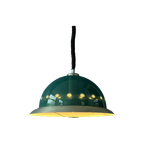 Grote Groene Dijkstra Space Age 'Dome' Schotel Hanglamp thumbnail 1