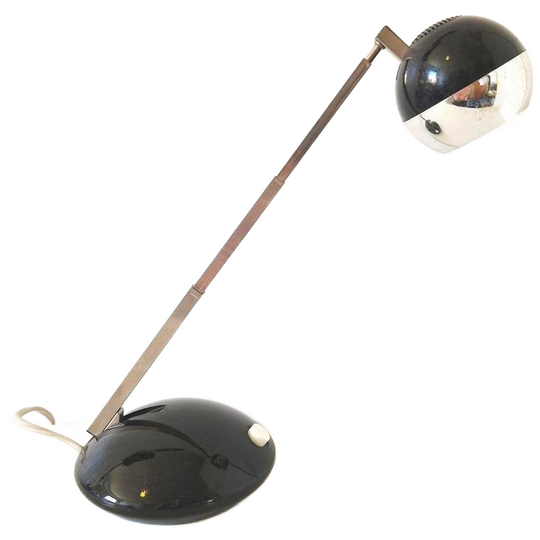 Vintage Bureaulamp Eichhoff Werke Telescoop Lamp 1
